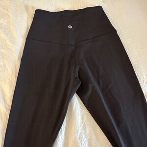 lululemon athletica Black mini flare Leggings